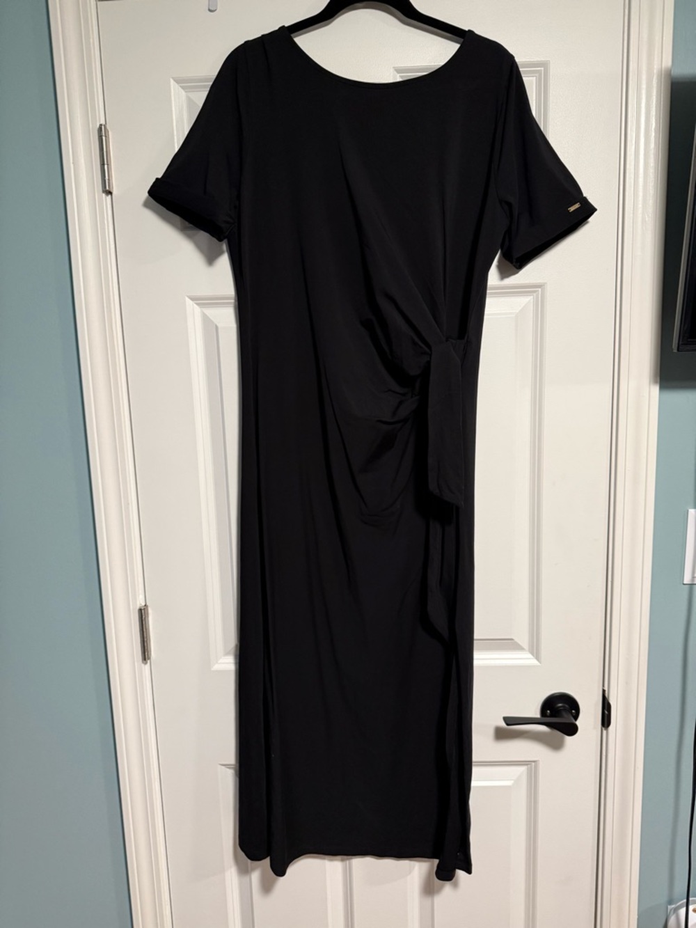 10 Items for $20: DKNY Black Maxi Dress with Side Tie